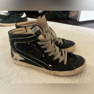 Golden Goose Slide Black high top